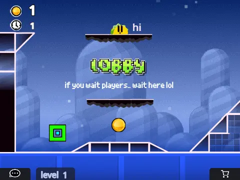Geometry Dash Online Game Logo