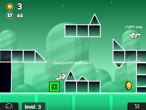 Geometry Dash Online V2 Game Logo
