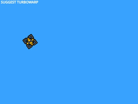 Intense gameplay from the Geometry Dash Orb Spam Level with many orbs on screen