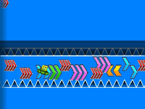 Play Geometry Dash Plane Challenge online free ship mode