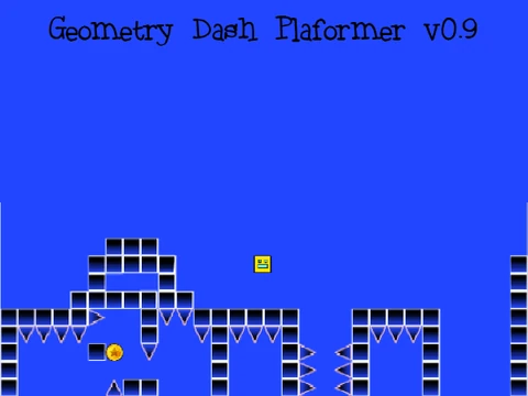 Play Geometry Dash Platformer v0.9 platform mode online free