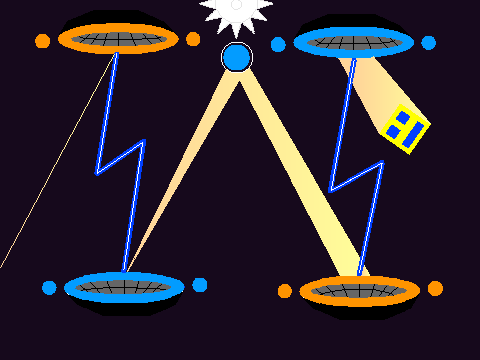 Screenshot of Geometry Dash Platformer V6 custom level