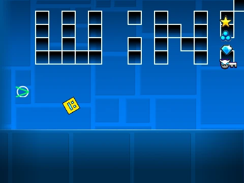 Play Geometry Dash Pratice mode to learn and improve skills online free