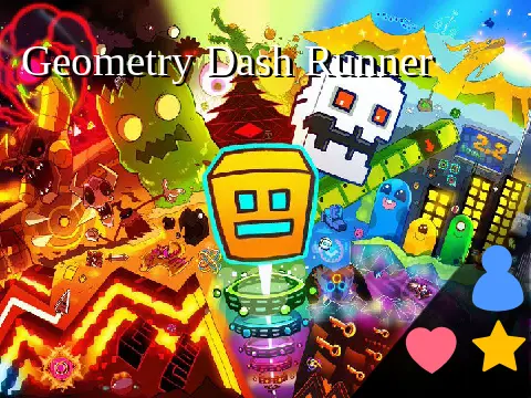 Geometry Dash Runner endless rhythm platformer variation