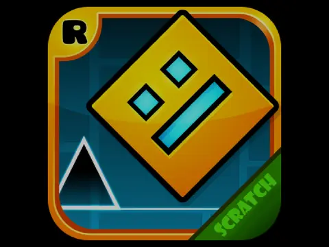 Geometry Dash Scratch original platform game cover