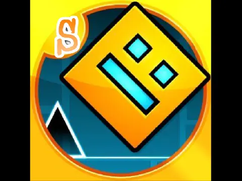 Geometry Dash Scratch Game Logo
