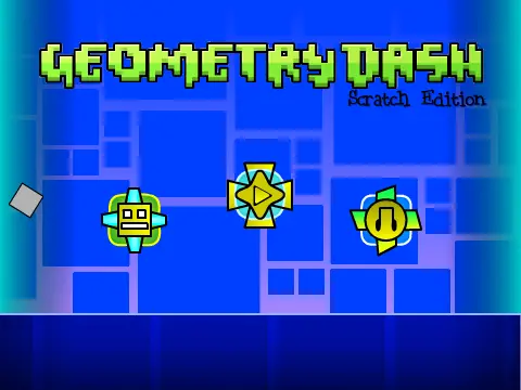 Geometry Dash Scratch Edition platform game cover