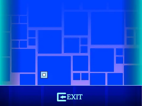 Geometry Dash Scratch Edition gameplay with geometric obstacles