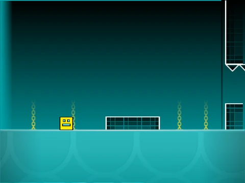 Geometry Dash Sea Traveller remix ocean themed level