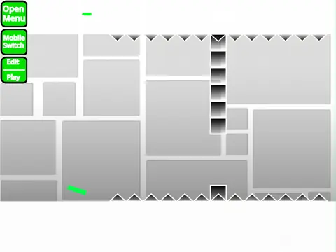 Logo for the extremely difficult Geometry Dash level Ship Spam Impossible