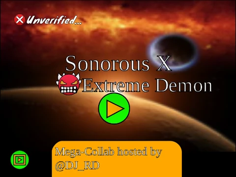 Play Geometry Dash Sonorous X Part 1 online free