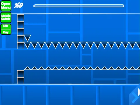 Geometry Dash Spam Challange game logo and cover image