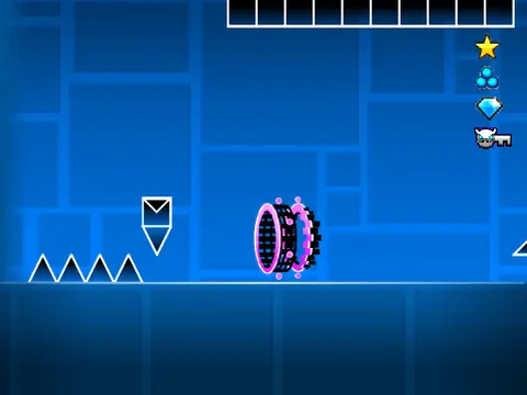 Geometry Dash Spam Challenge Nerfed Gameplay Screenshot