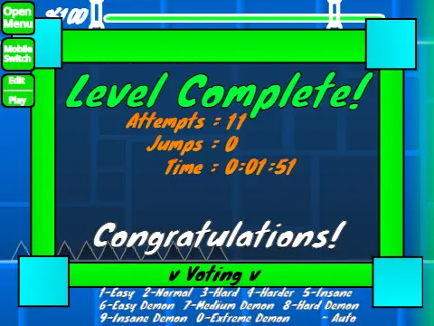 Geometry Dash Spam Test Remix V2 - Enhanced Clicking Challenge