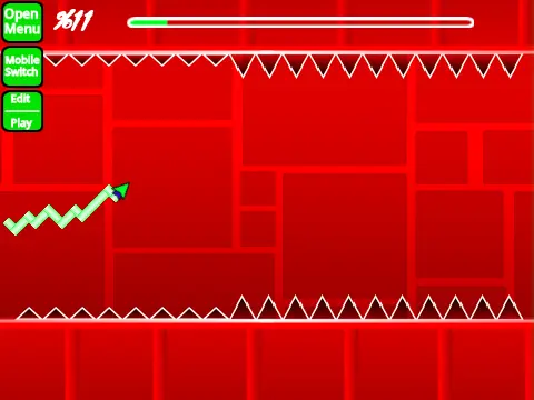 Logo for Geometry Dash Spam Test Series level editor game