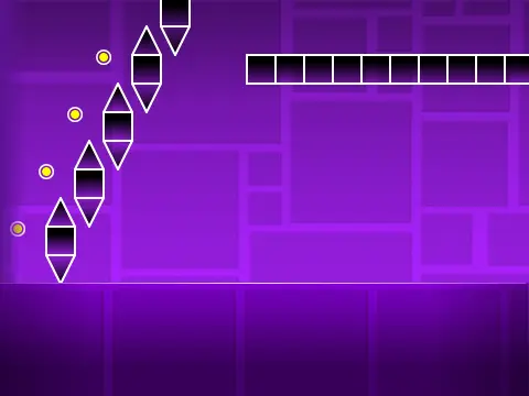 Geometry Dash Spam Gameplay Screenshot