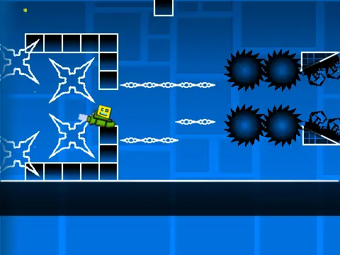 Geometry Dash Straight Fly Challenge - Precision flying gameplay