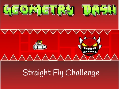 Play Geometry Dash Straight Fly Challenge V2 online for free