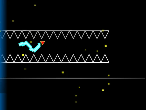 Play Geometry Dash Straight Wave precision challenge