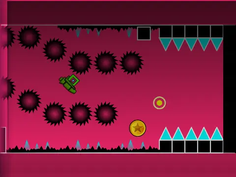 Logo for Geometry Dash Subzero Hard Mode, a challenging fan game