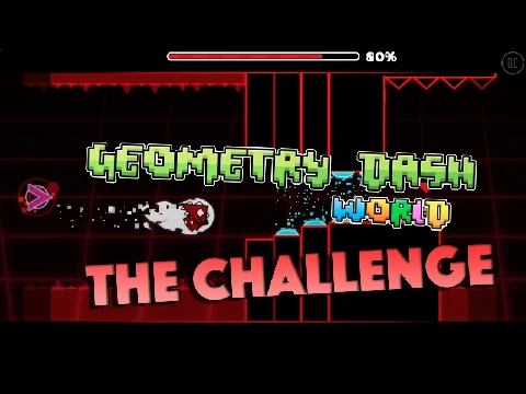Play Geometry Dash The Challenge by The KeyMaster online