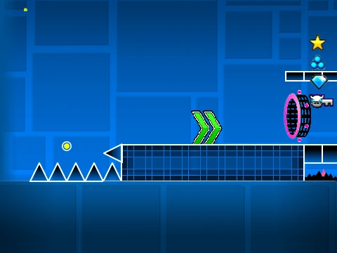 Play Geometry Dash The Dungeon Part 2 V.1.2 sequel online