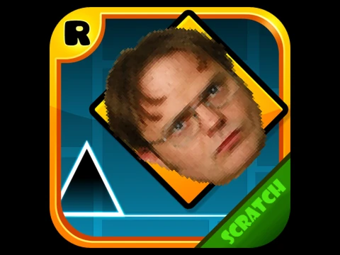 Play Geometry Dash The Office online free theme game