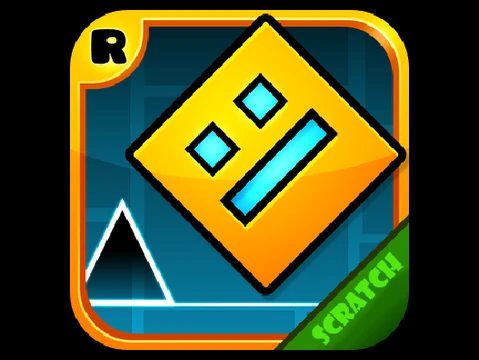 Geometry Dash UFO Challenge v3 gameplay screenshot showing the UFO game mode