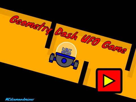 Geometry Dash UFO Game v1.8.1 gameplay with UFO mode
