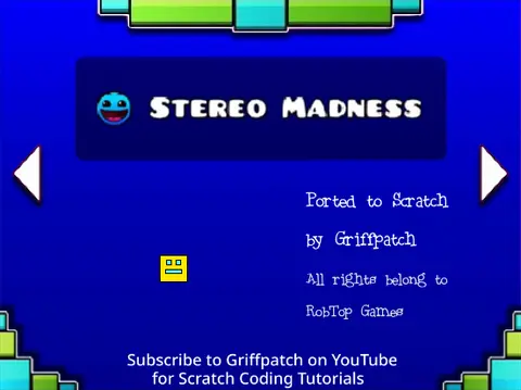 Geometry Dash Unblocked Version 4 gameplay visual