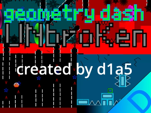 Play Geometry Dash UnBroKen remix online free fan level