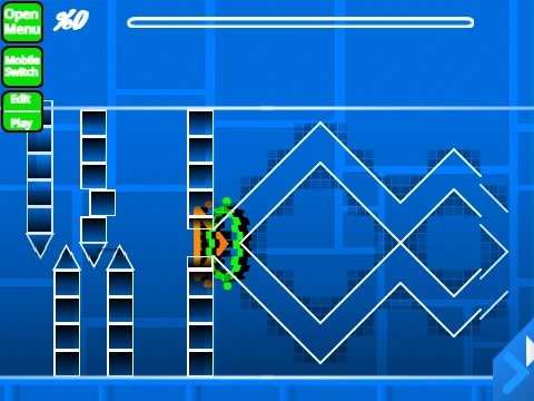 Play Geometry Dash Unnamed Wave Trials online free