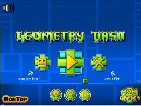Play Geometry Dash v.01 early version online