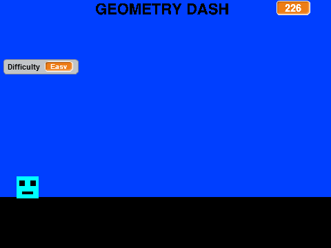 Geometry Dash V1.1 retro gameplay screenshot