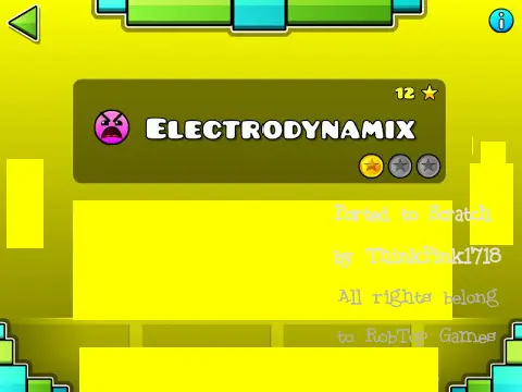 Geometry Dash Electrodynamix fast-paced challenge level