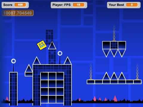 Geometry Dash v1.5 Levels 7-8 Demon Jumper Easy Demon gameplay