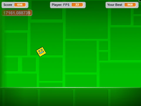 Geometry Dash v1.5 Levels 7-8 remix classic gameplay