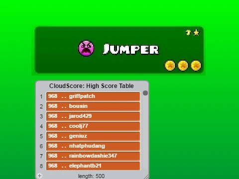 Play Geometry Dash v1.5 Levels 7-8 remix-3 game online