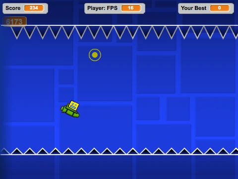 Geometry Dash v1.5 Levels 7-8 remix remix gameplay
