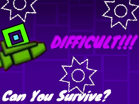 Geometry Dash v1.5 DEMON BREAKER game cover with levels 9-13