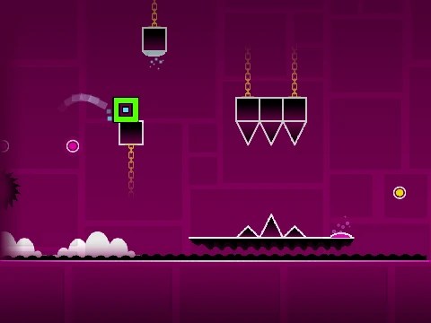 Play Geometry Dash v1.5 Levels 9-13 UFO Fixed Online Free