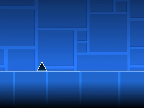 Play the classic Geometry Dash V2.0.0 fan remake on Scratch