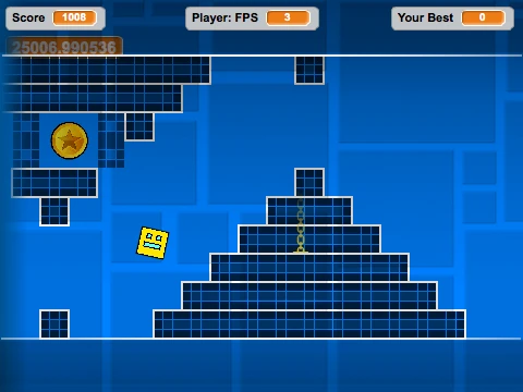 Geometry Dash v2.3 different levels gameplay showing new obstacles