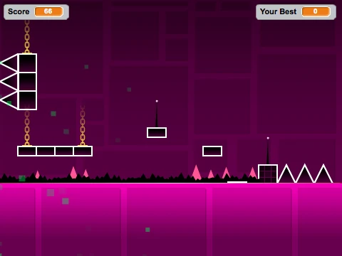 Play the fan-made Geometry Dash v3.1 online