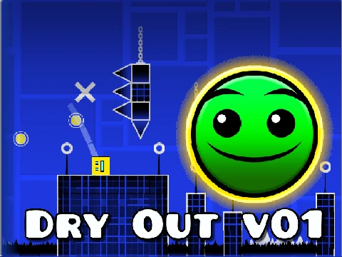 Play Geometry Dash Dry Out v01 classic level online