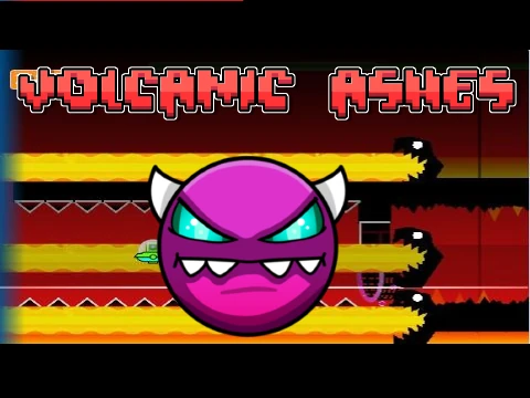Geometry Dash Volcanic Ashes - Intense volcanic-themed geometry game with ash and lava obstacles