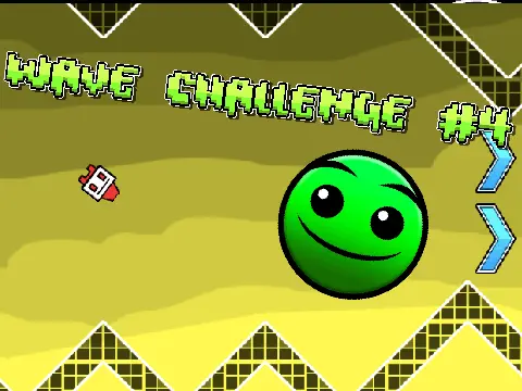 Geometry Dash Wave Challenge V7 Game Cover
