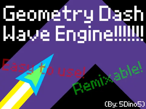 Geometry Dash Wave Engine V3 | Custom Wave Level Creator on Scratch