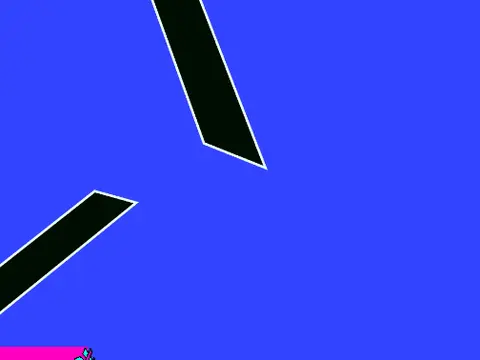 Geometry Dash Wave Hacked game cover image showing wave patterns