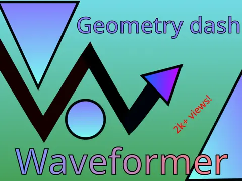 Geometry Dash Waveformer browser game wave platformer screenshot